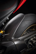 Carbon rear mudguard.