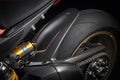 Carbon rear mudguard.