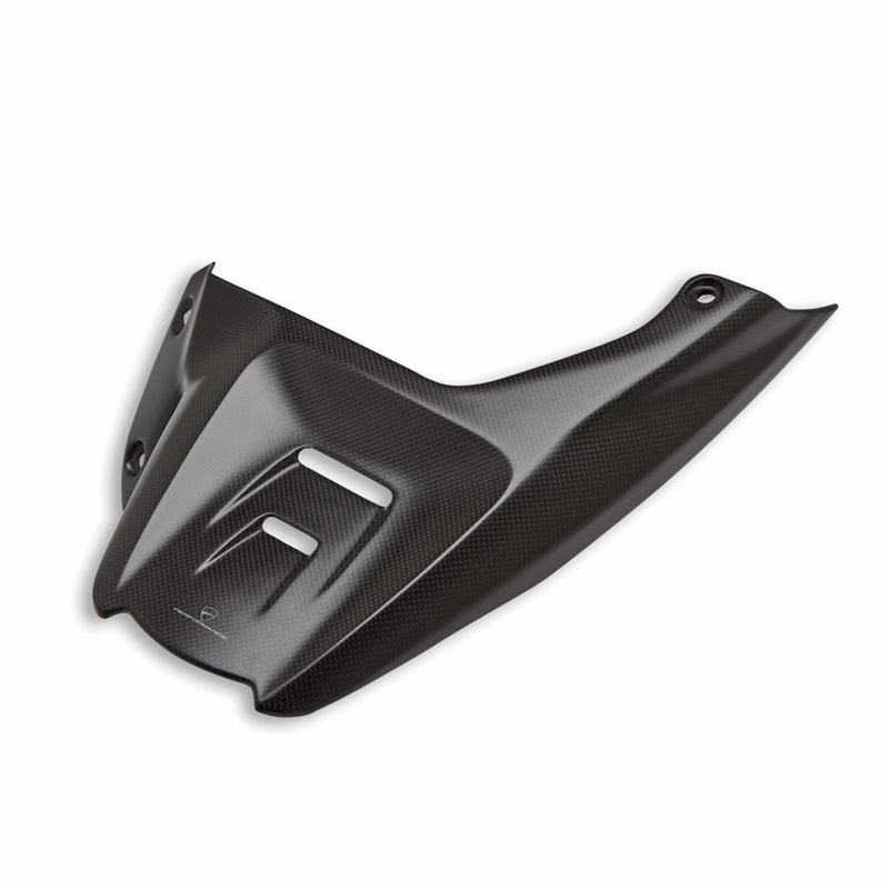Carbon rear mudguard.
