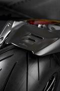 Carbon rear mudguard.