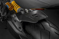 Carbon rear mudguard.