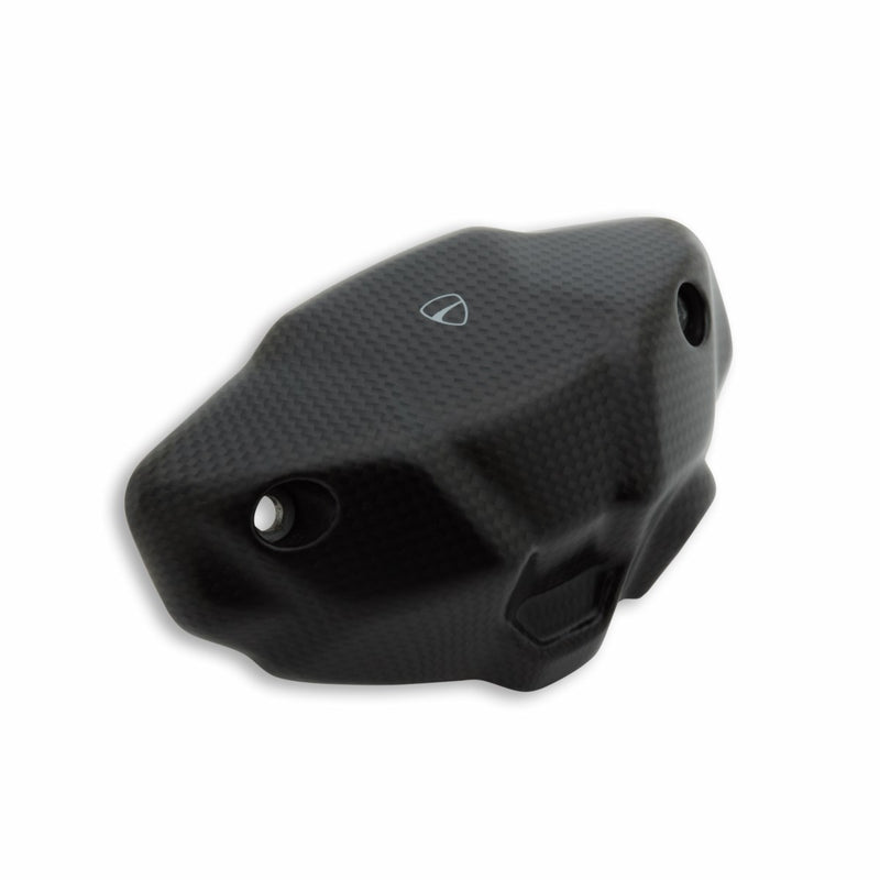 Carbon instrument panel cover.