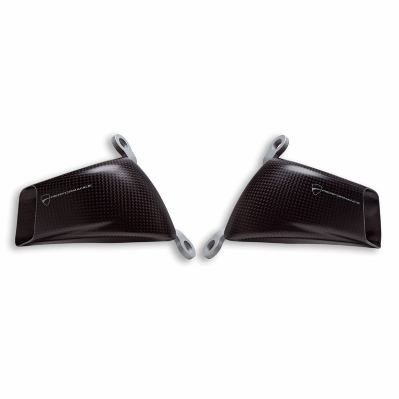 Carbon ducts for brake cooling.