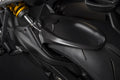 Carbon rear mudguard.