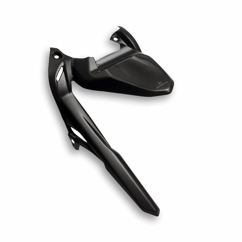 Carbon rear mudguard.