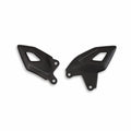 Carbon heel guard. 