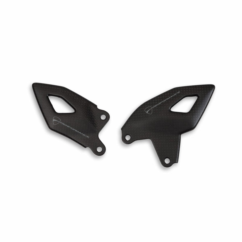 Carbon heel guard. 