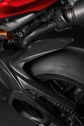 Carbon rear mudguard.