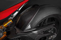 Carbon rear mudguard.