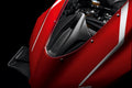 Carbon instrument panel cover.
