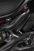 Carbon rear mudguard.