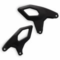 Carbon heel guard. 