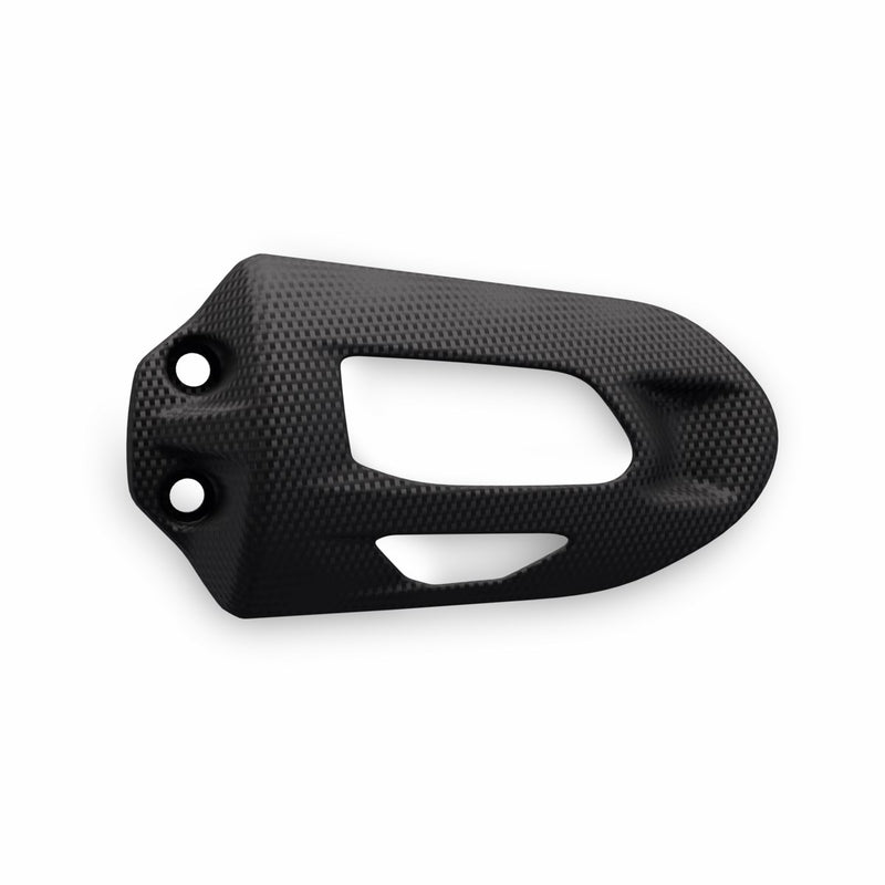Carbon cover for rear shock absorber. 