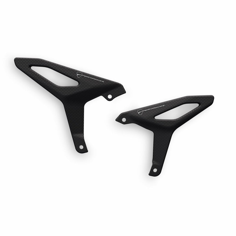 Carbon heel guard. 