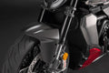 Carbon front mudguard.