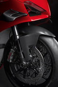 Carbon front mudguard.