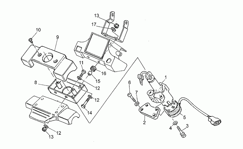 Main switch - steering lock