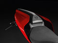 Passenger seat cover in plastic fibre.