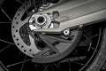Rear brake disc guard.