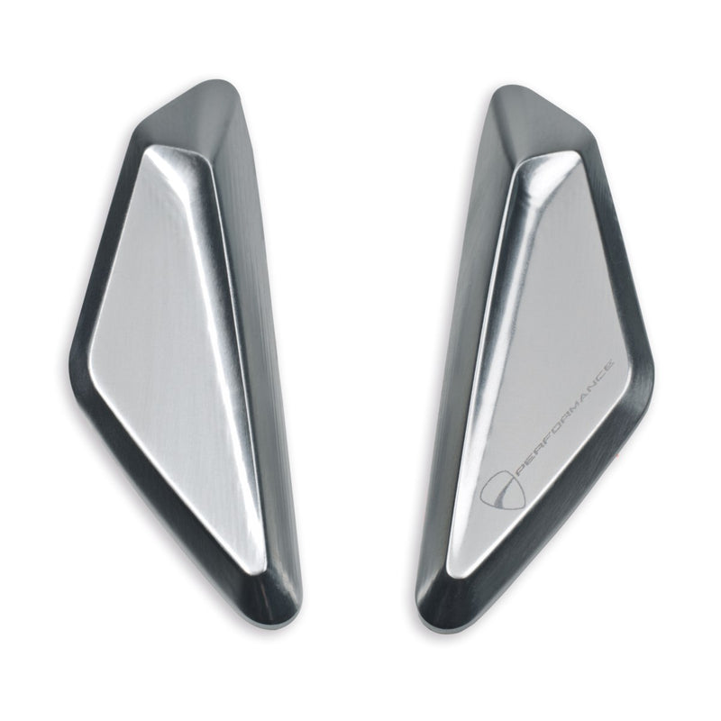 Aluminium cover for mirror hole.