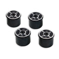 Billet aluminium frame plugs.