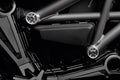 Billet aluminium frame plugs.