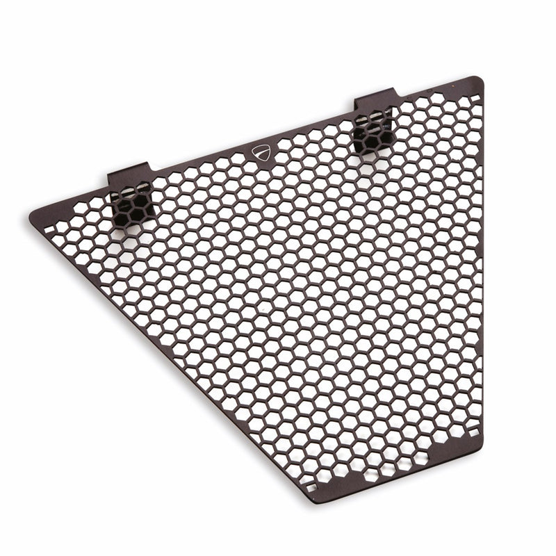 Aluminium protection grid for oil cooler.