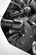 Billet aluminium water pump cover.