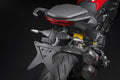 Underseat aluminium number plate holder.