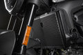 Aluminium protection grid for water radiator.