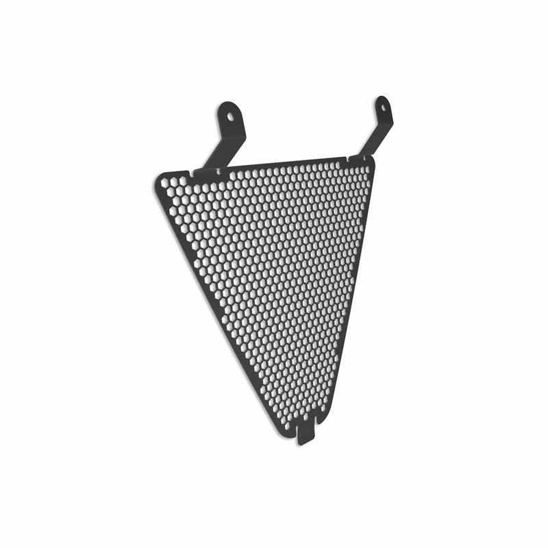 Aluminium protection grid for water radiator.