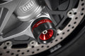 Front fork slider.