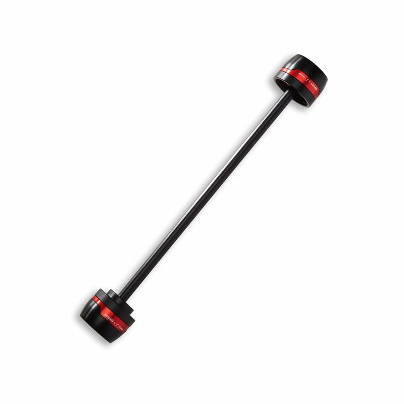 Swinging arm slider.