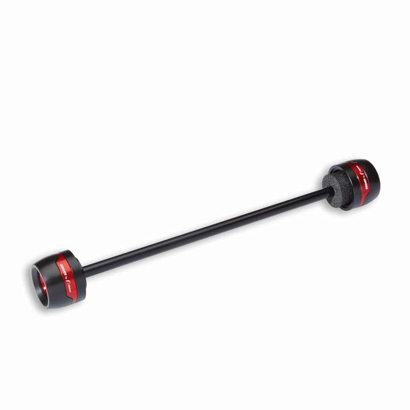 Swinging arm slider.