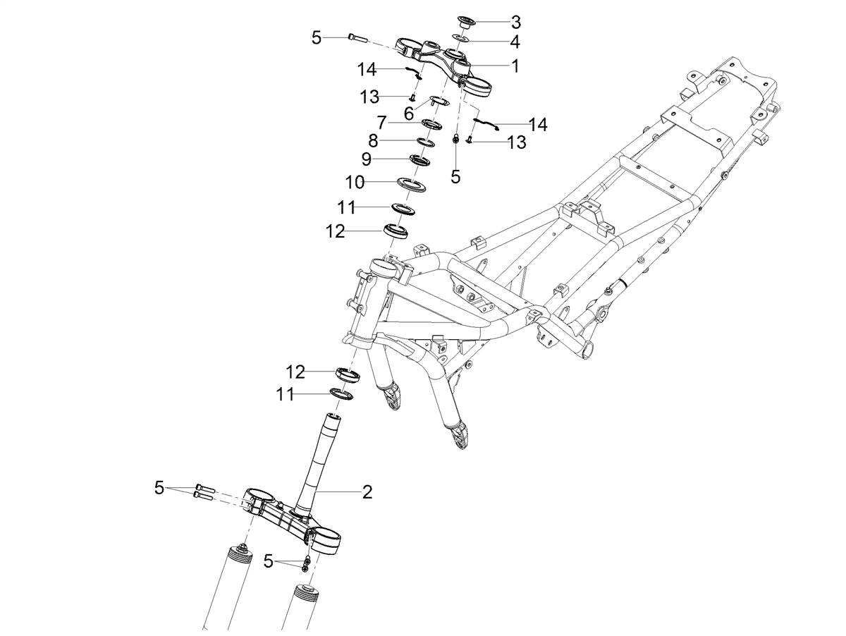 Fork lower plate