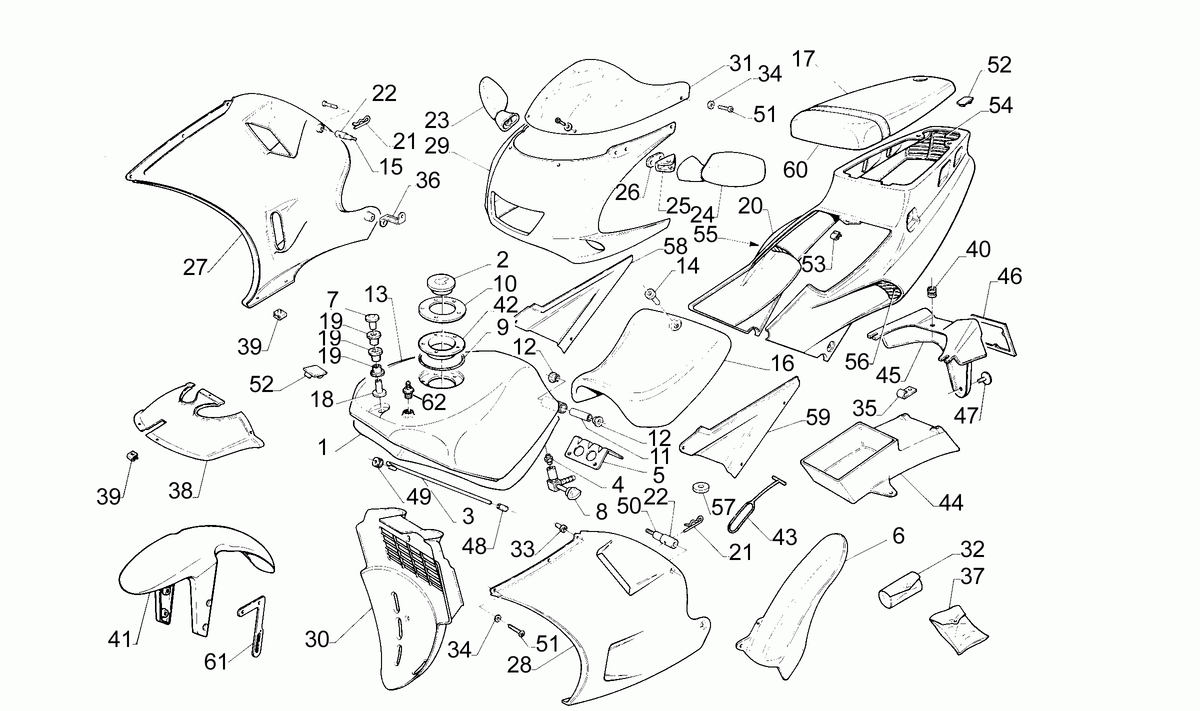 LH side panel, grey