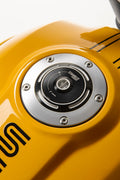 Billet aluminium tank cap.