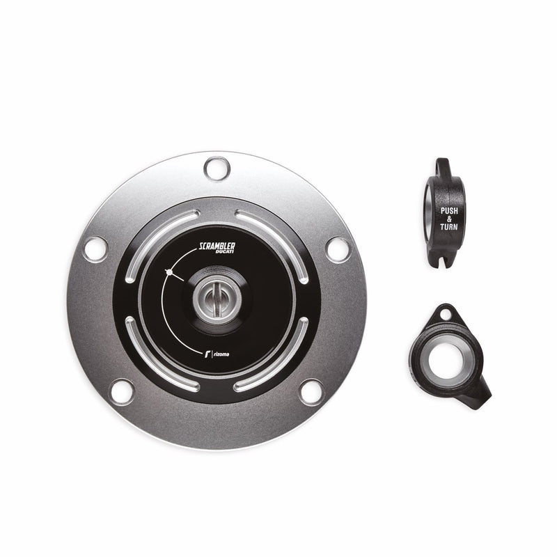 Billet aluminium tank cap.