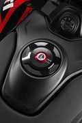 Billet aluminium tank cap.