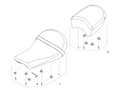 Rear saddle