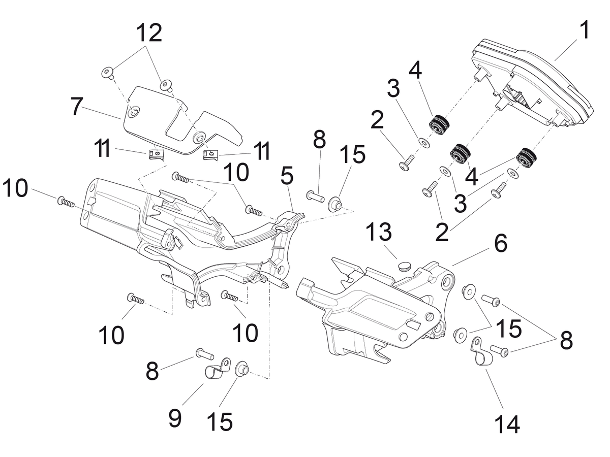 Right instrument panel support