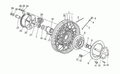 Rear wheel spindle