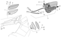 Transparent lens f.RH-r.LH