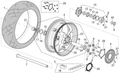 Kit flexible couplings+flange