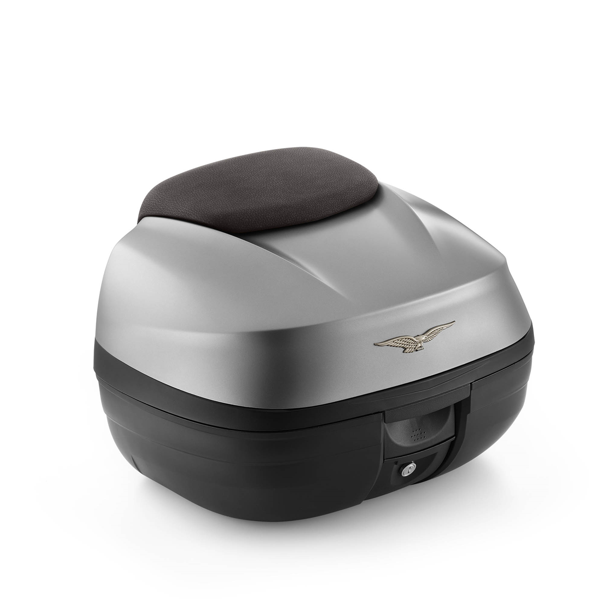 TOP CASE - 37 LTS - GREY WITH BROWN BACKREST - CM333801