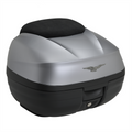 TOP CASE - 37 LTS - GREY WITH BLACK BACKREST - CM333803
