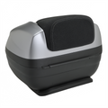 TOP CASE - 37 LTS - GREY WITH BLACK BACKREST - CM333803