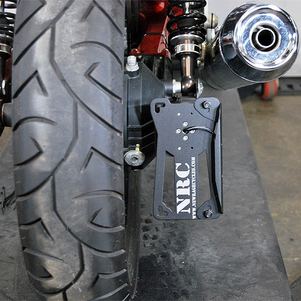 Moto Guzzi V7 Side Mount License Plate - GUZZI-SIDE