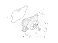 Flywheel housing cover gasket