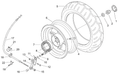 Rear wheel plug